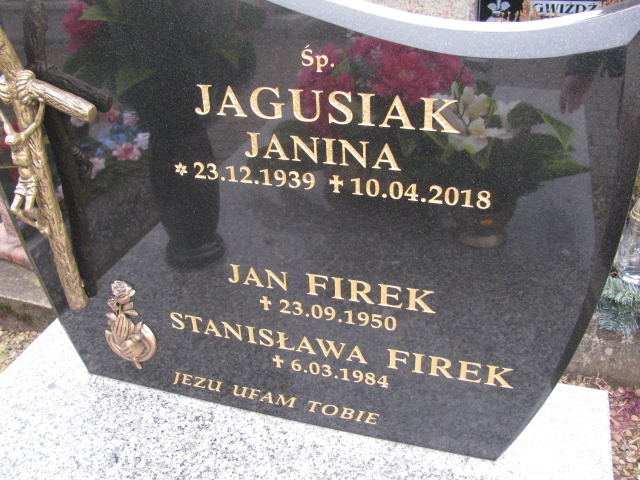 Jan Firek  Łętownia - Grobonet - Wyszukiwarka osób pochowanych