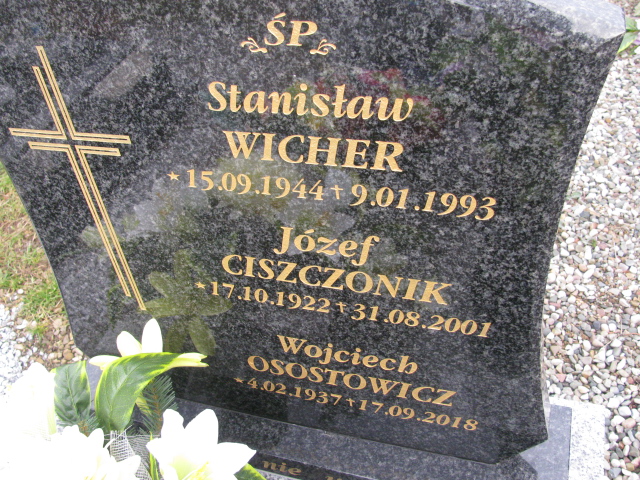 Grób Stanisław Wicher