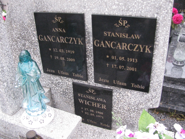 Anna Gancarczyk 1919 Łętownia - Grobonet - Wyszukiwarka osób pochowanych