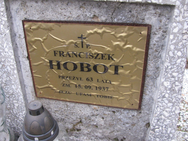 Grób Franciszek Hobot