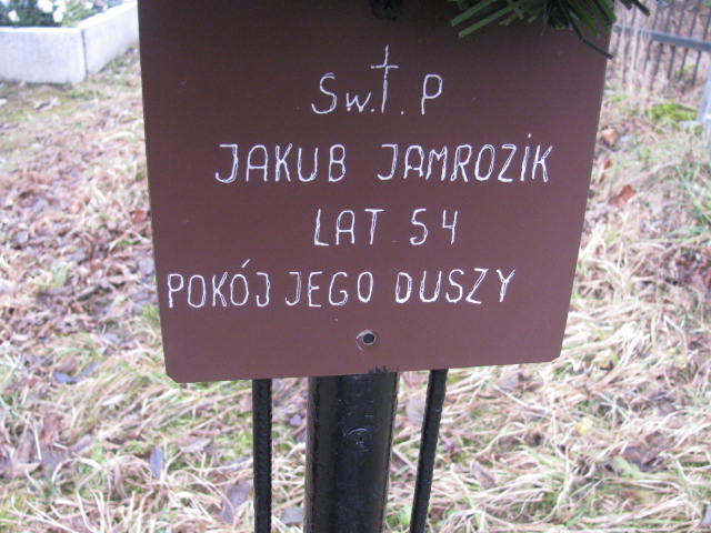 Jakub Jamrozik Łętownia - Grobonet - Wyszukiwarka osób pochowanych